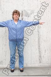 Whole Body Woman T poses Casual Average Street photo references